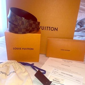 AUTHENTIC Men’s Louis Vuitton Belt 40mm